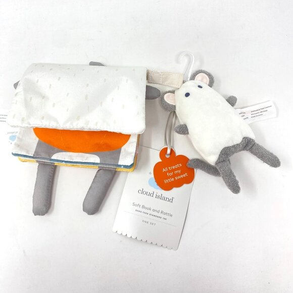 Mouse Halloween Soft Book for Babies 2 Pack Cloud Island™ Shower Gift Infant - Picture 2 of 12